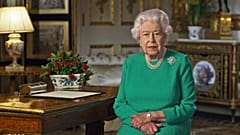 Britain's Queen Elizabeth II addresses the nation in a rare address amid the coronavirus pandemic.