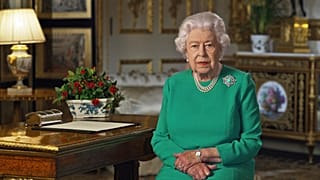 Britain's Queen Elizabeth II addresses the nation in a rare address amid the coronavirus pandemic.