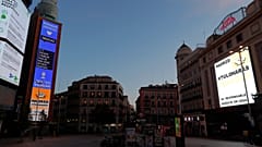 العاصمة الإسبانية مدريد أثناء الإغلاق العام