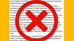 This social media post on coronavirus is full of misinformation 