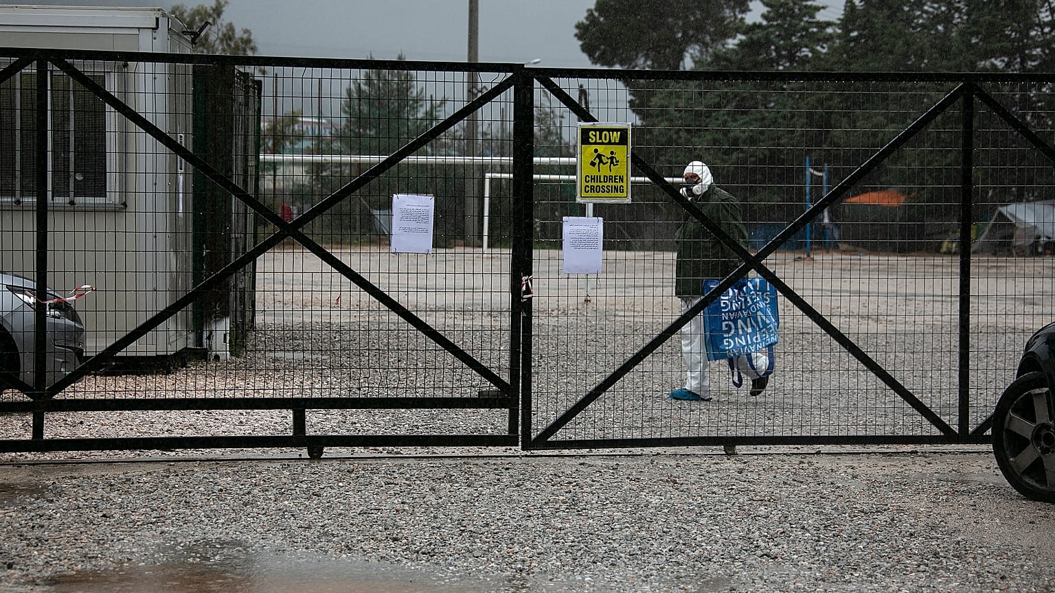 Das Lager Malakasa nördlich von Athen