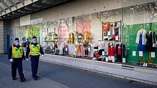 Vásárlók nélkül egy üzlet Székesfehérváron