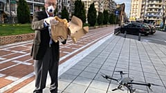 Παράδοση τροφίμων και φαρμάκων με drone στη Θεσσαλονίκη!