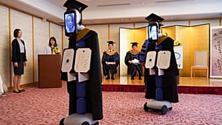Avatar robots attend graduation in place of students in Tokyo amid coronavirus concern