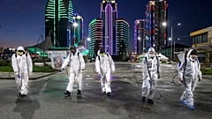 Virus Outbreak Russia