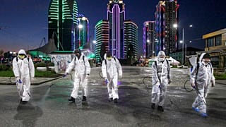 Virus Outbreak Russia