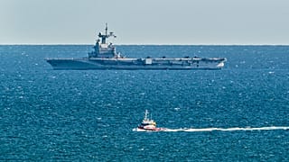 Virus Outbreak - French aircraft carrier - Charles de Gaulle