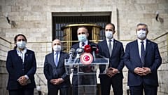 AK Parti Grup Başkanvekili Bülent Turan, TBMM'de basın toplantısı düzenledi