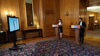 Chancellor Rishi Sunak holds a digital press conference about the COVID-19 coronavirus