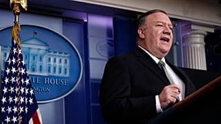 Virus Outbreak / Secretary of State Mike Pompeo