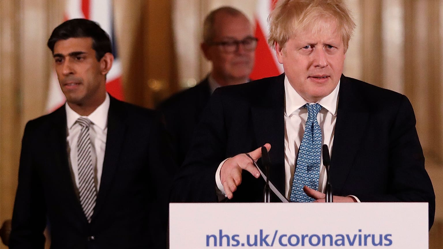 Boris Johnson am 17. März