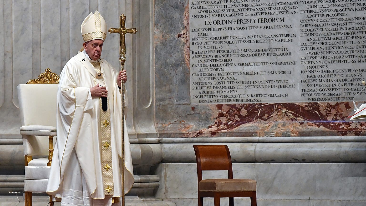 Virus Outbreak Vatican Holy Thursday