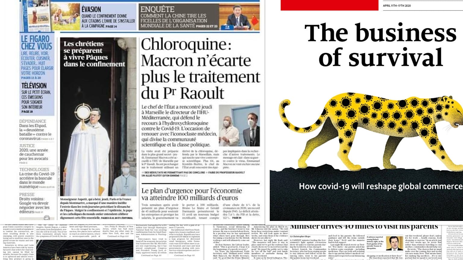 How have European newspapers been covering the coronavirus crisis?