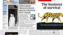 How have European newspapers been covering the coronavirus crisis?