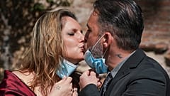 APTOPIX Virus Outbreak Italy Wedding