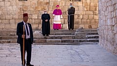 Menschenleer und mit Maske: Ostern in Jerusalem