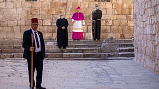 Menschenleer und mit Maske: Ostern in Jerusalem