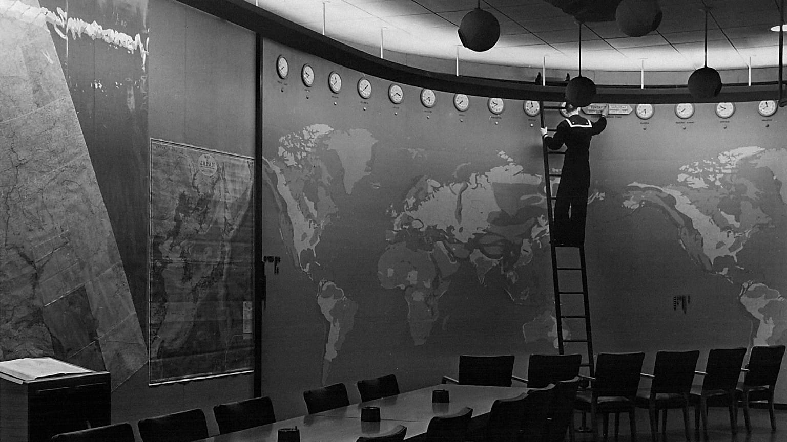 WWII Combined Chiefs Of Staff Presentation Room