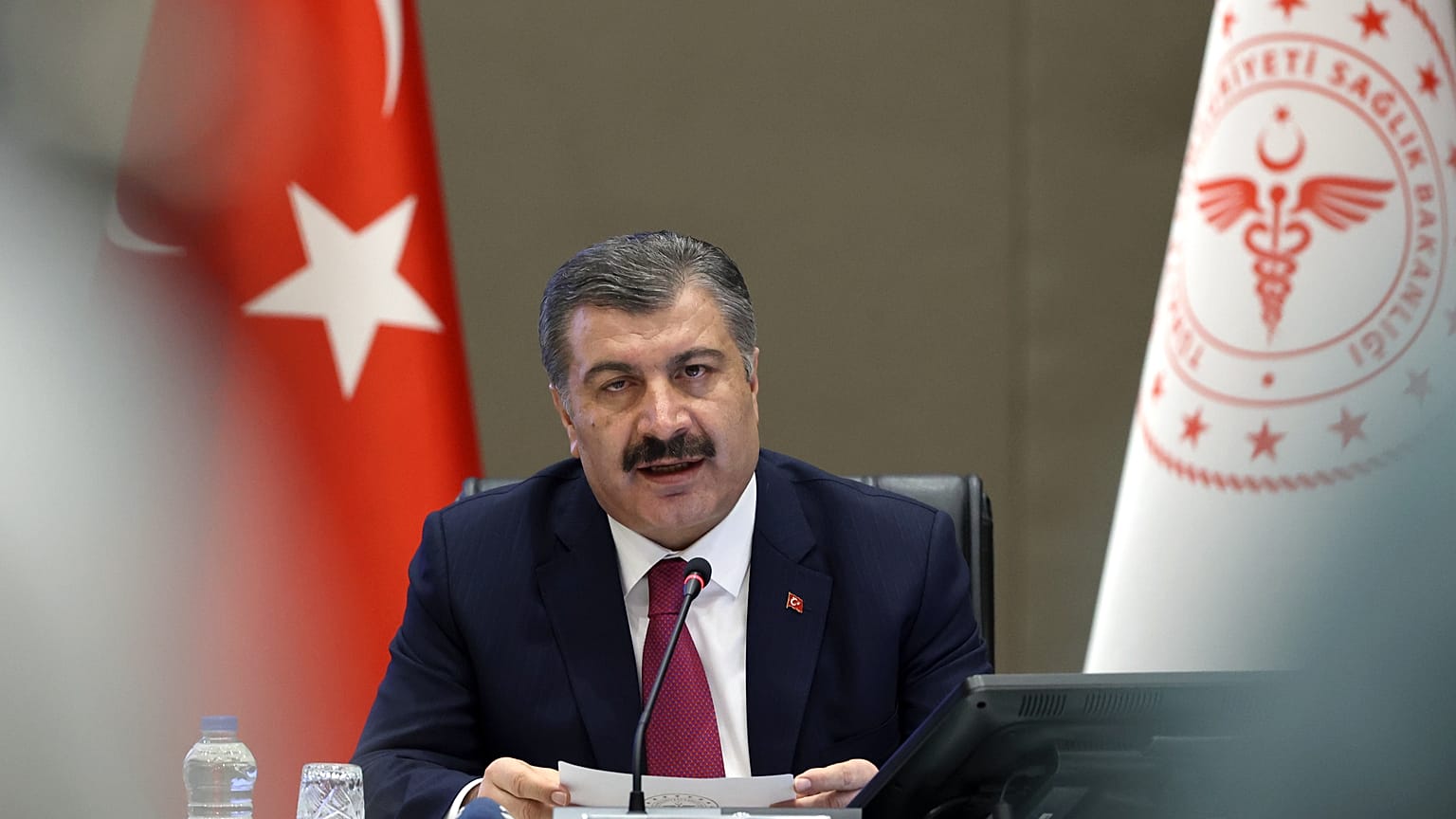 Sağlık Bakanı Fahrettin Koca Koronavirüs Bilim Kurulu toplantısı sonrası