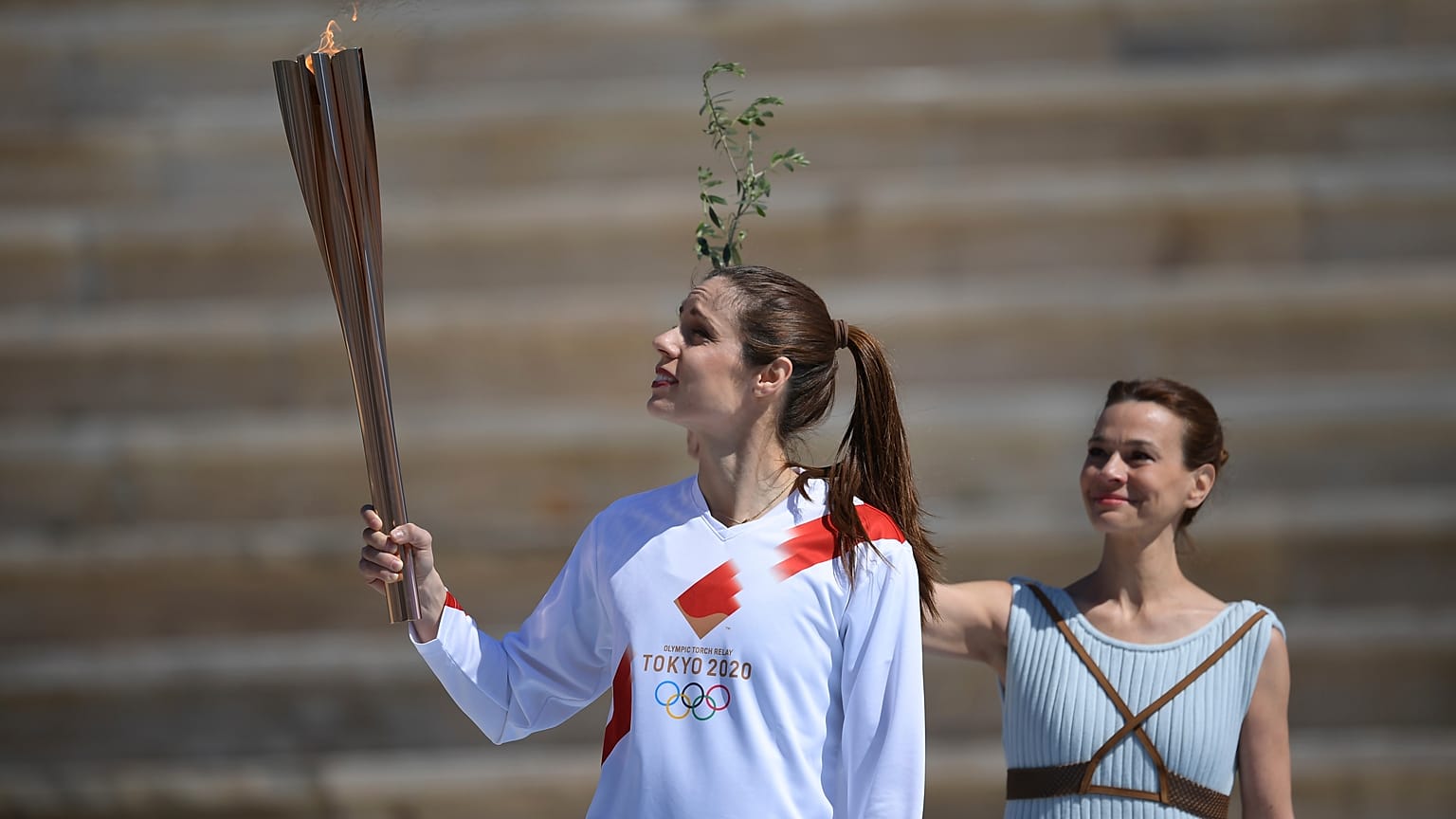 Greece Tokyo Olympics Flame Virus Outbreak