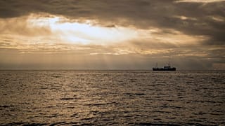 The Sea-Eye rescue ship in the Mediterranean Sea