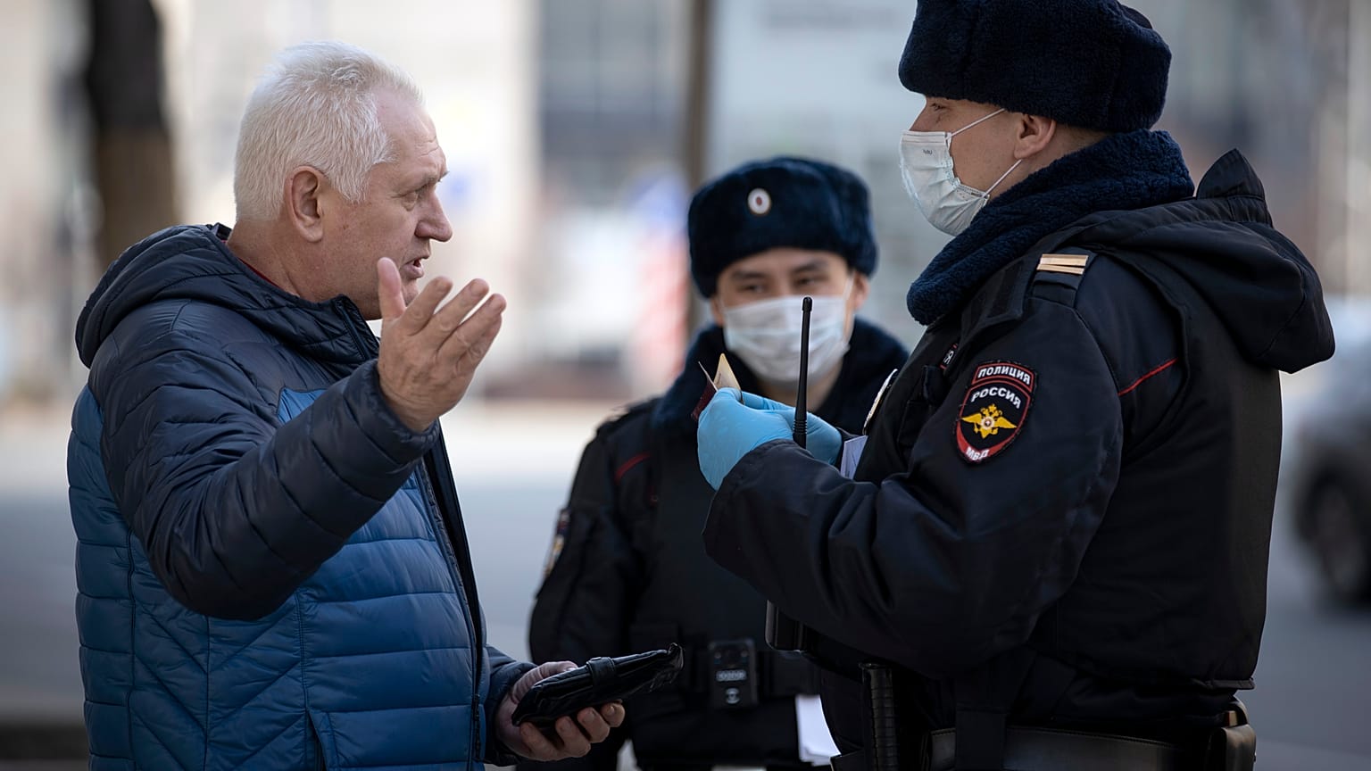 Virus Outbreak Russia