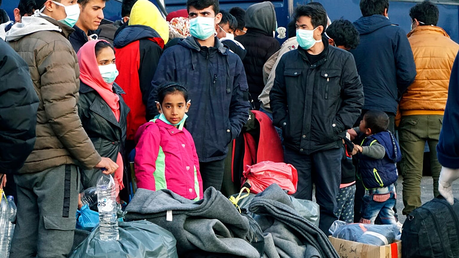 Grèce : des violences et un incendie ravagent un camp de migrants