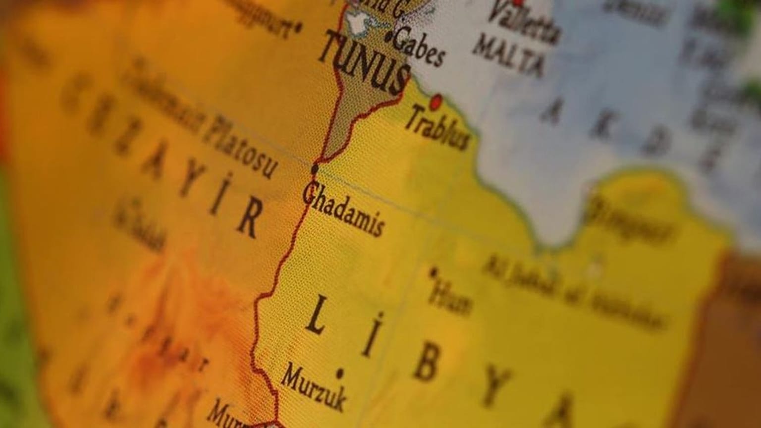 Libya haritası 