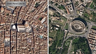 Coronavirus, le FOTO satellitari dei siti turistici prima/dopo le misure di contenimento