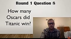 Jay Flynn hosting one of his virtual pub quizzes