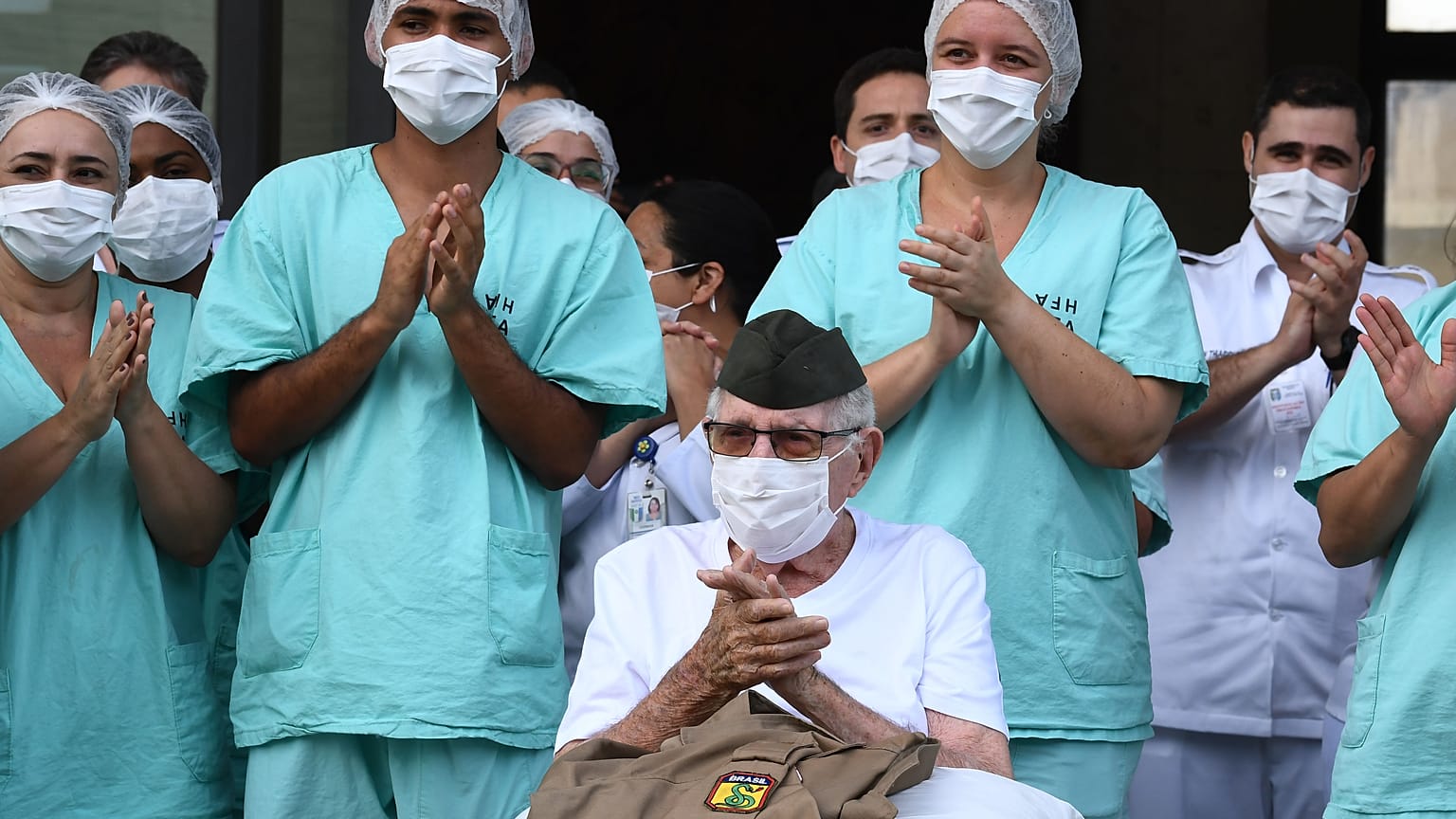 Brazilian 99-year-old former WWII combatant Ermando Armelino Piveta
