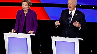 A Demokrata Párt elnökjelölt-aspiránsainak vitája 2020. január 14-én --- Des Moines, Iowa