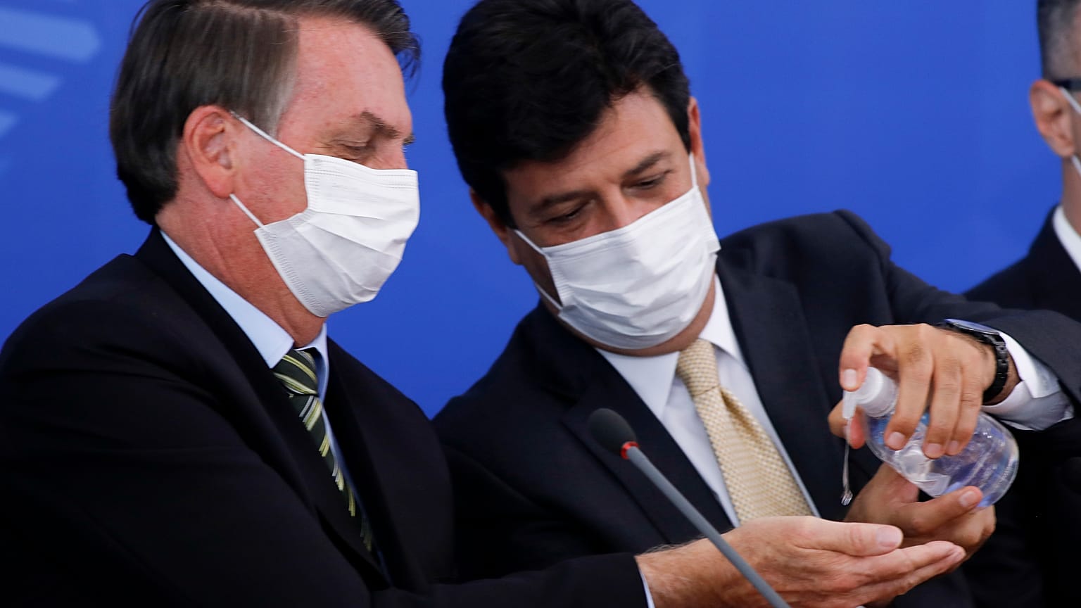 Jair Bolsonaro e Luiz Henrique Mandetta