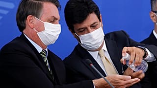 Jair Bolsonaro e Luiz Henrique Mandetta