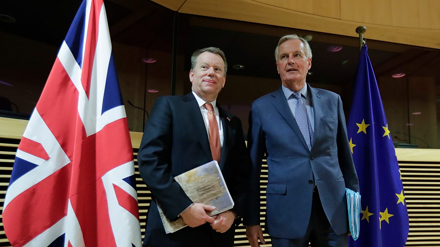 David Frost ve Michel Barnier