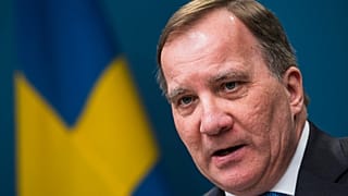 Swedish Prime Minister Stefan Löfven gives a presser about the COVID-19 outbreak in Sweden, March 31, Stockholm