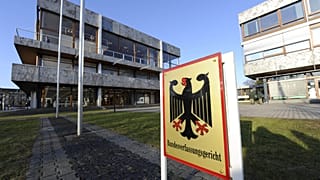 Blick auf das Bundesverfassungsgericht in Karlsruhe