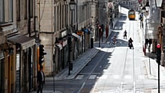 Kihalt Lisszabon belvárosa