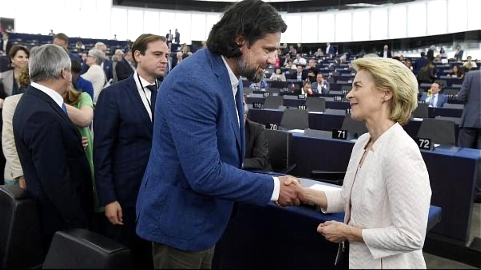 Deutsch Tamás gratulált Ursula von der Leyennek kinevezésekor, 2019 júliusa