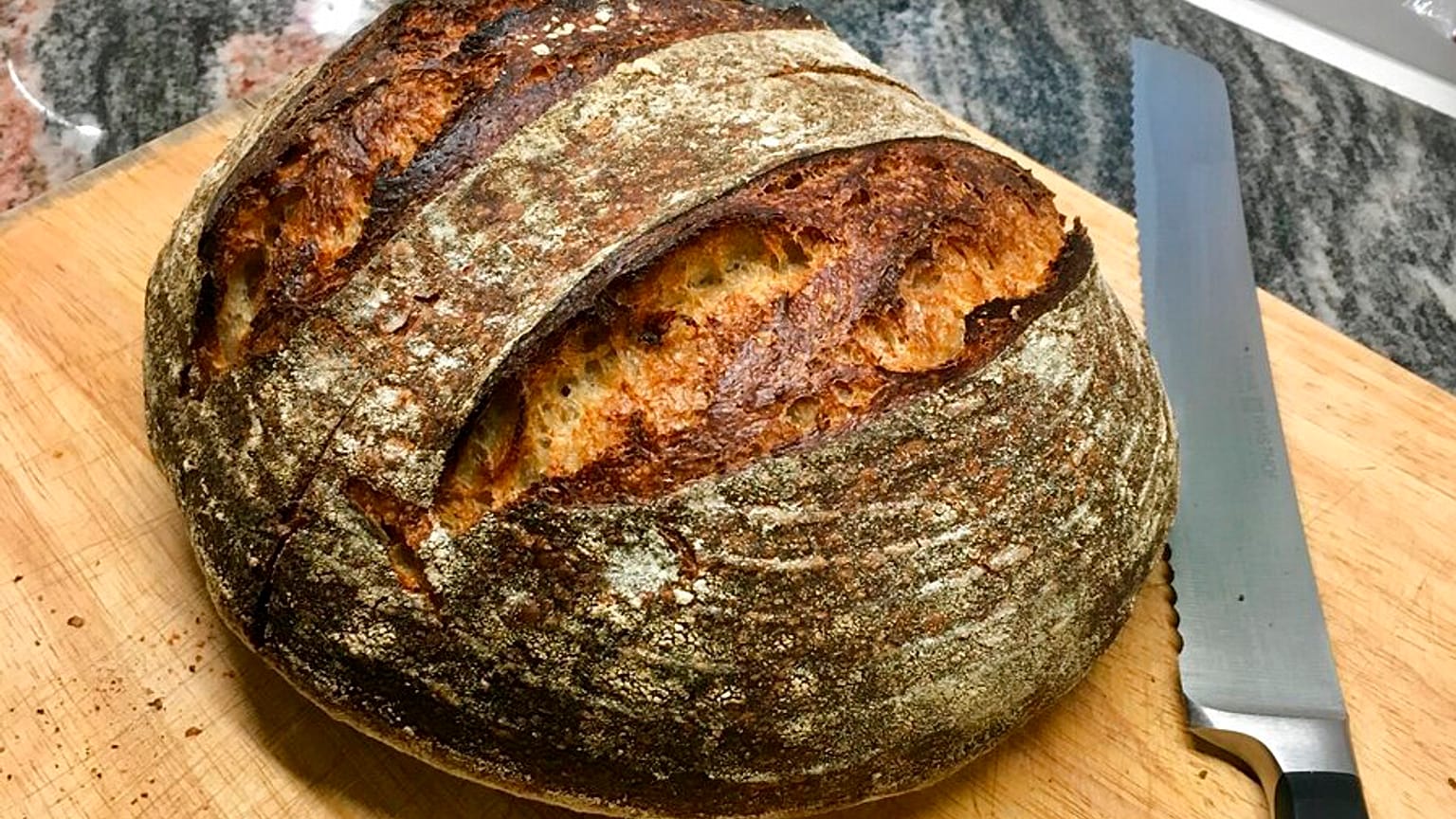 Pan casero en una cocina de Londres