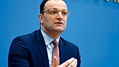 Der deutsche Gesundheitsminister Jens Spahn während einer Pressekonferenz in Berlin, 9.3.2020