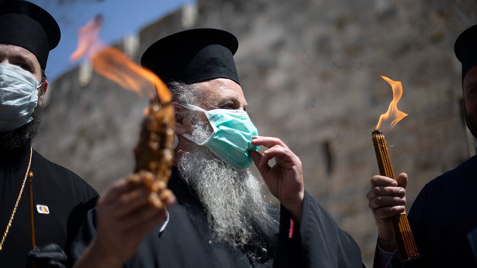 El Fuego Sagrado de Jerusalén se queda sin peregrinos por el Covid-19