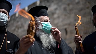 El Fuego Sagrado de Jerusalén se queda sin peregrinos por el Covid-19