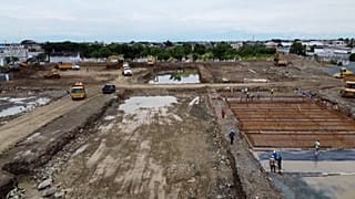 Cementerio en construcción en Guayaquil