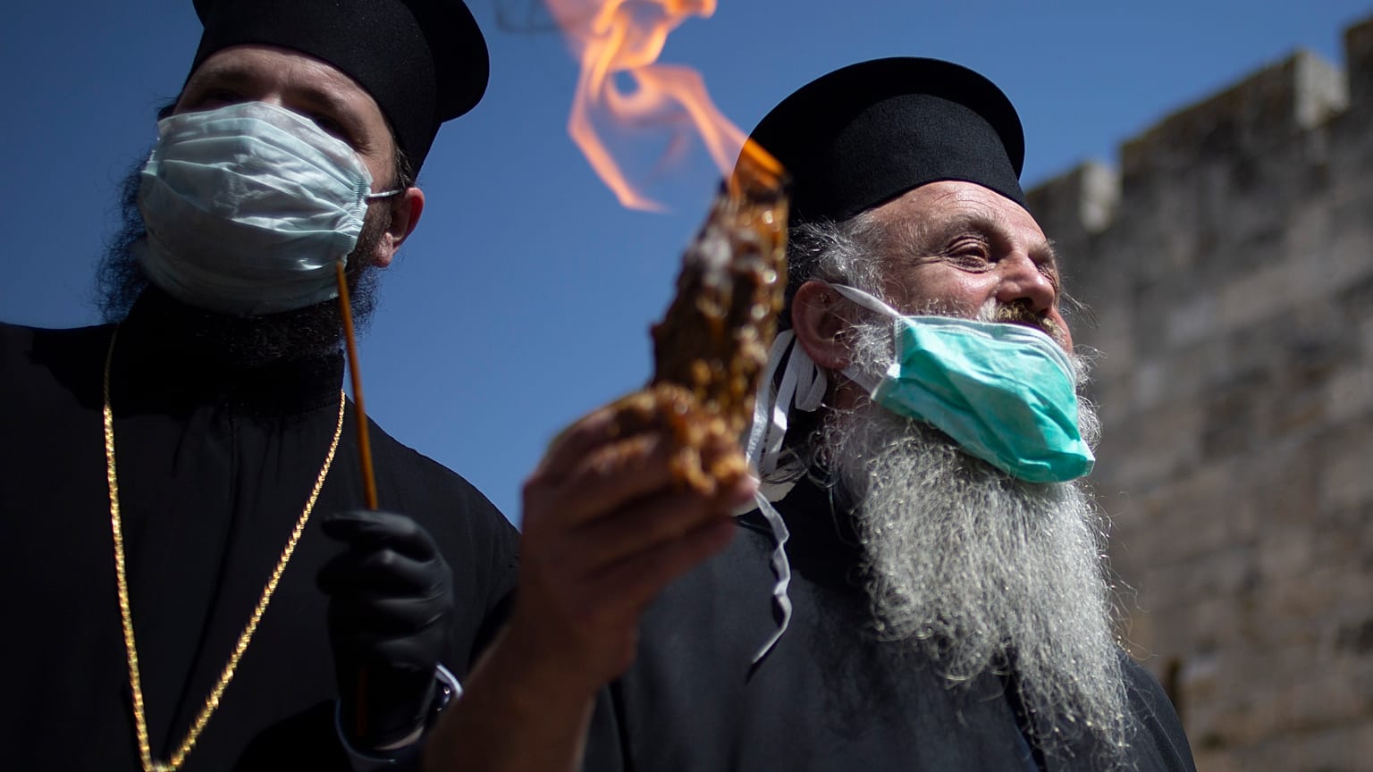 APTOPIX Virus Outbreak Mideast Jerusalem Holy Fire