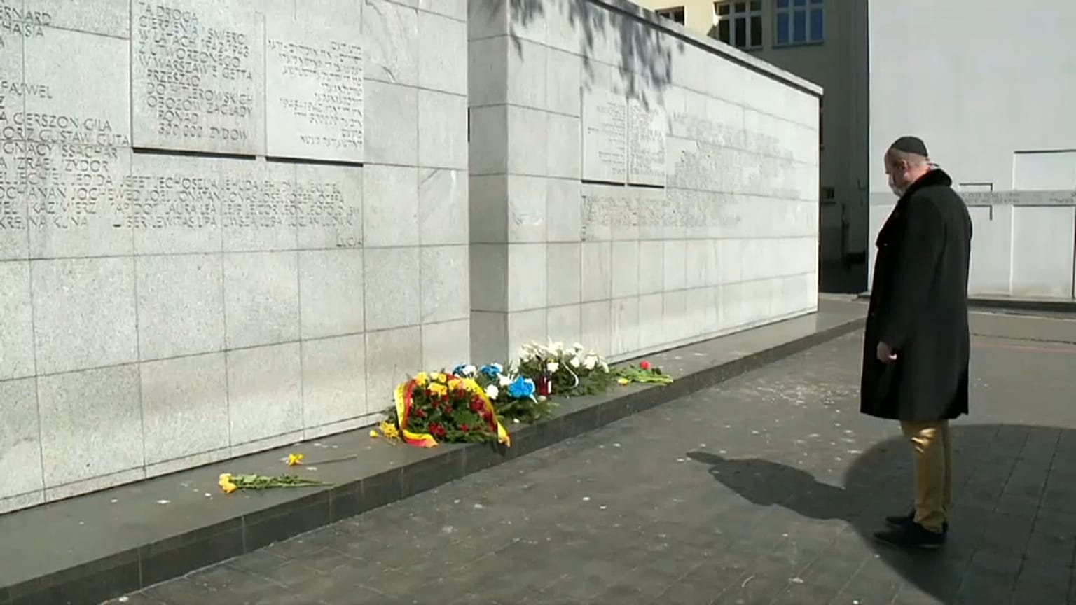 In Warschau gedachte man des Aufstandes der Warschauer Juden im Jahr 1943. 