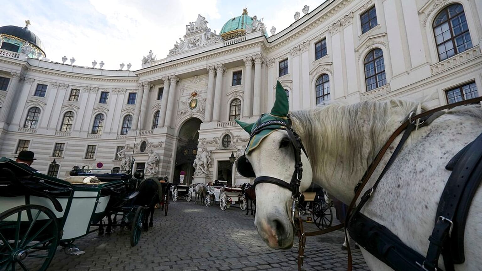 Fiaker in Wien in Coronazeiten - Archiv