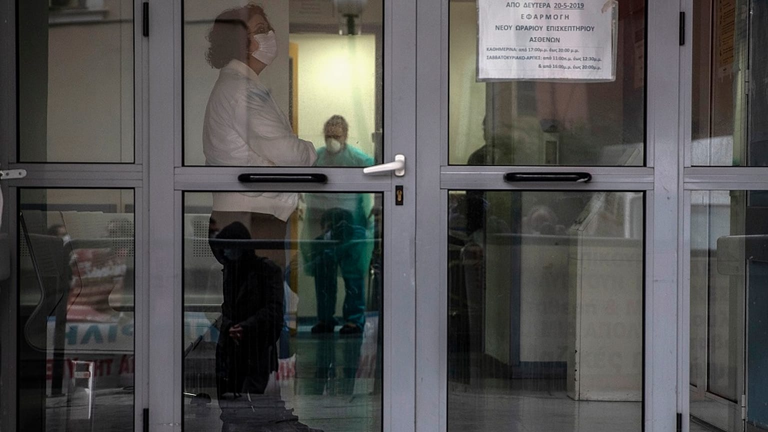 Virus Outbreak Greece Health Protest