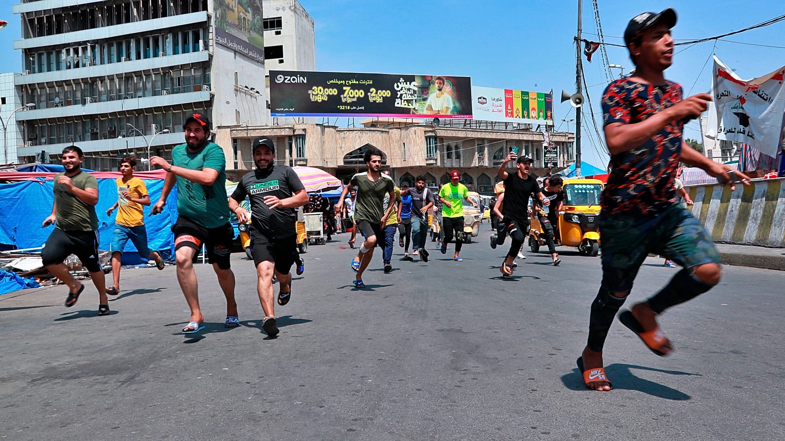 Virus Outbreak Iraq Protests