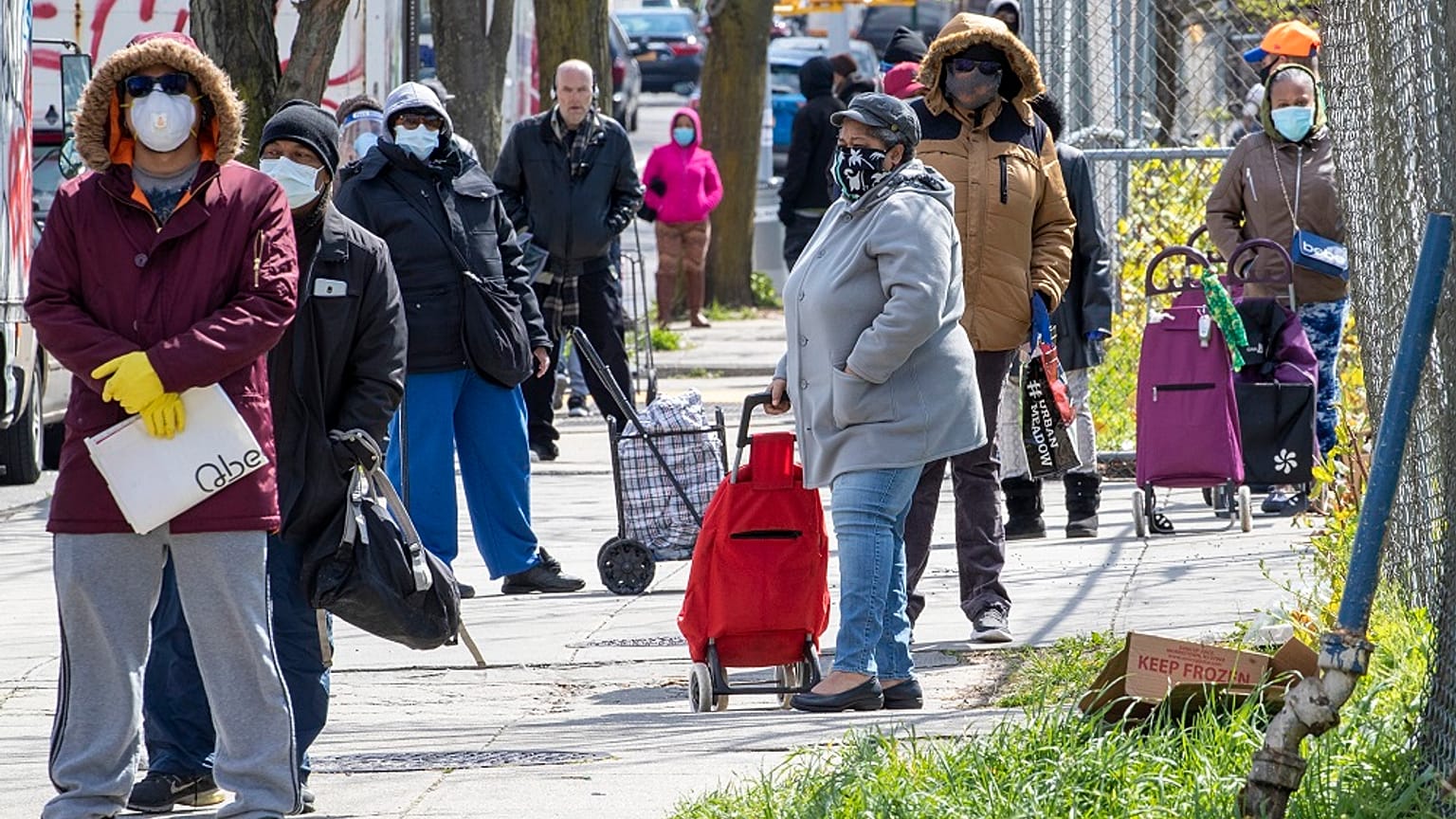 Virus Outbreak New York Food Pantries